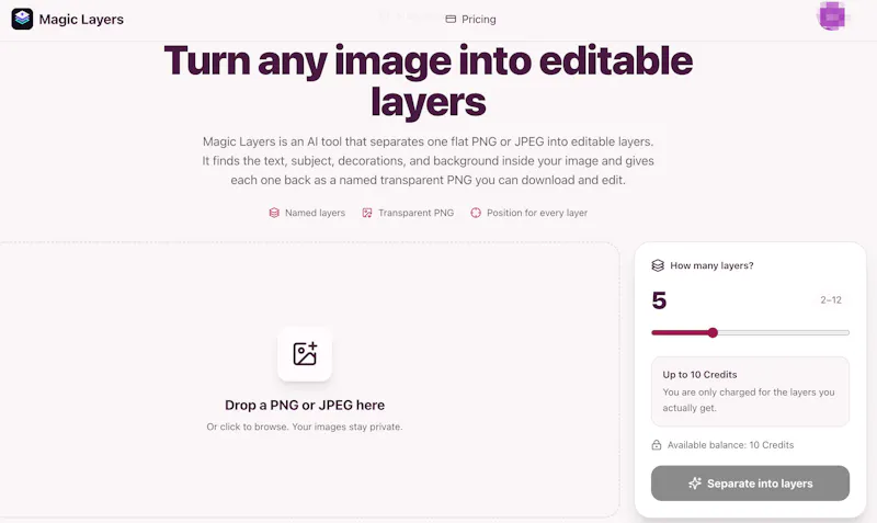 Magic Layers screenshot 1