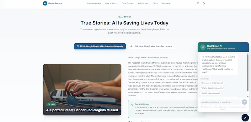 Transforming Modern Healthcare with AI screenshot 3
