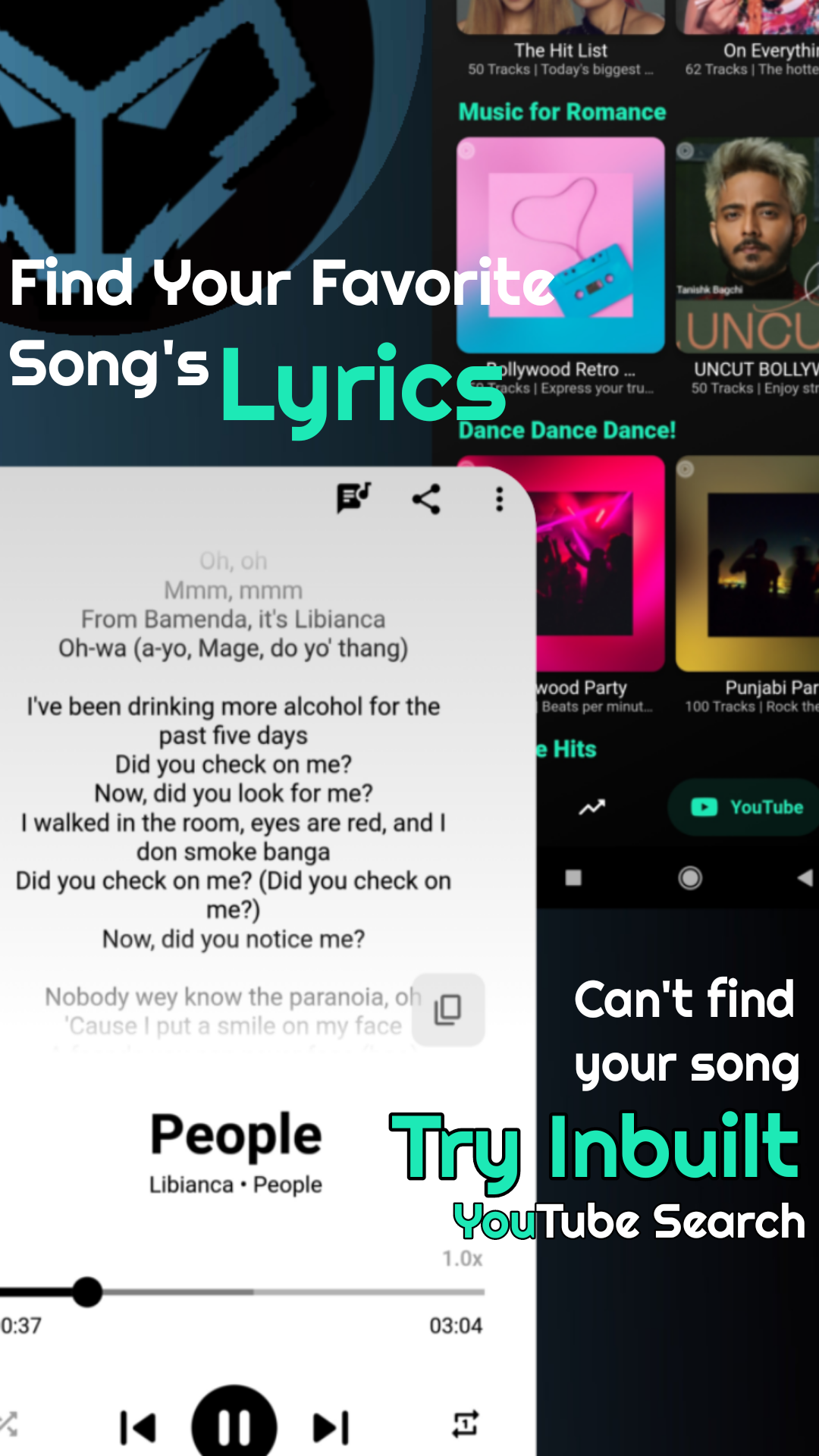 Alpha Player: Lyrics & Podcast - New Generation Z Music Player Medien 3