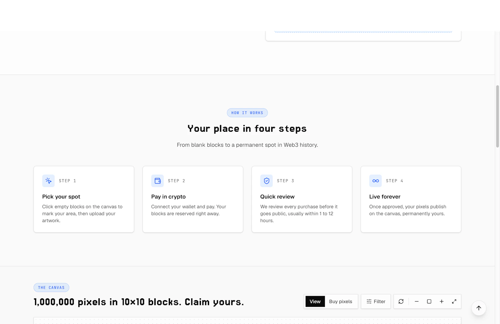 1MillionWeb3 screenshot 3