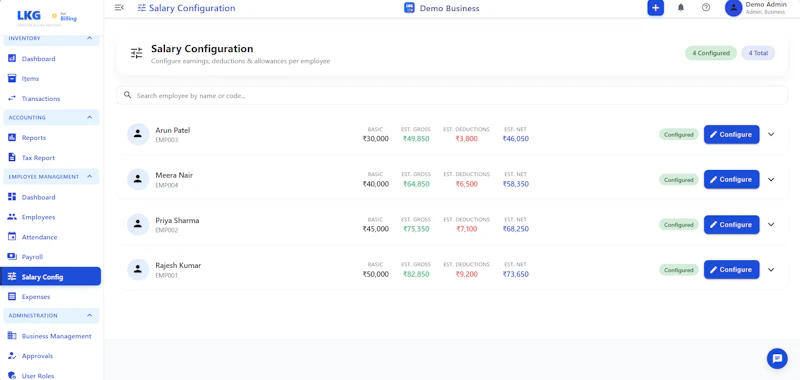 LKG for Billing screenshot 26
