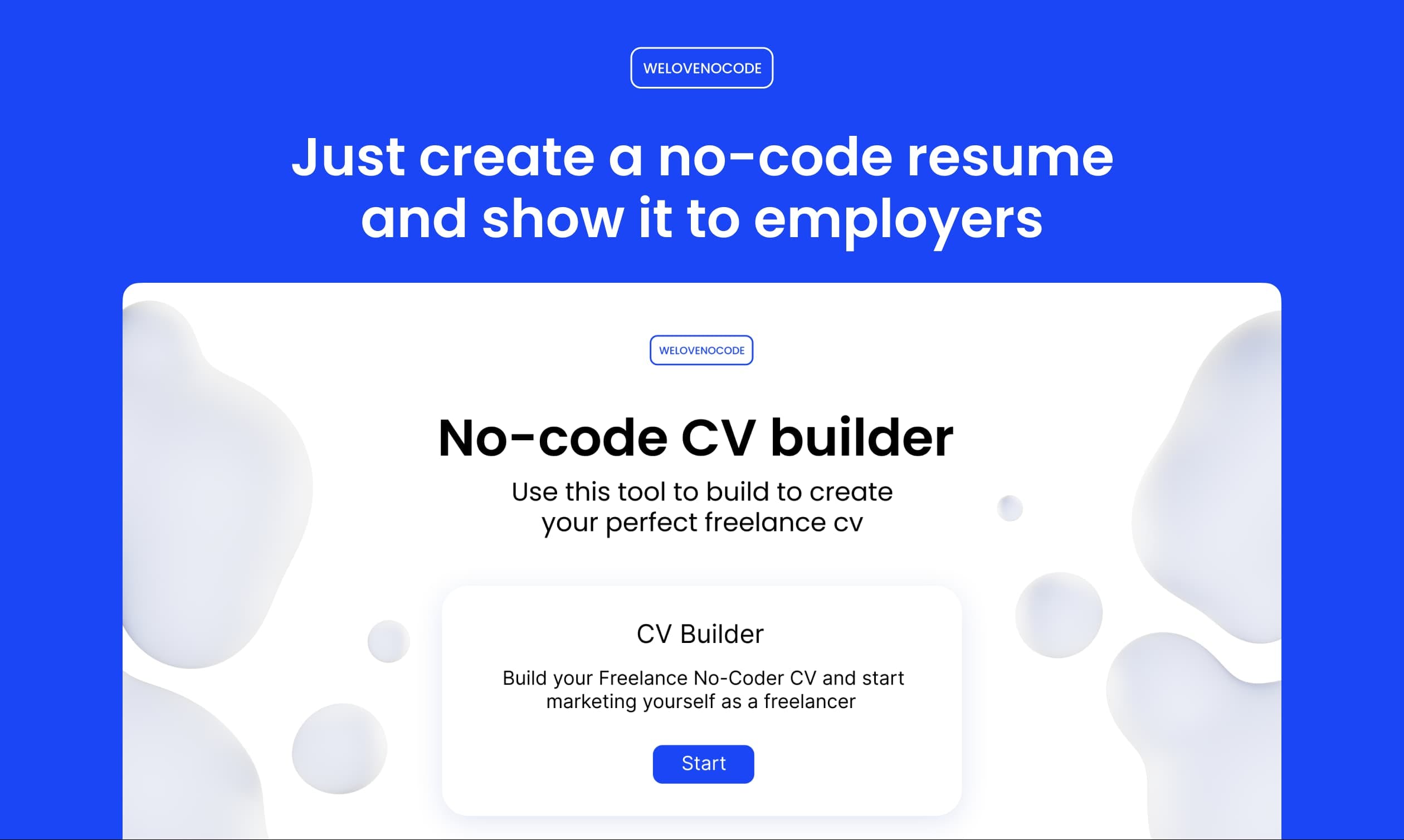 CV Builder for No-coders media 1