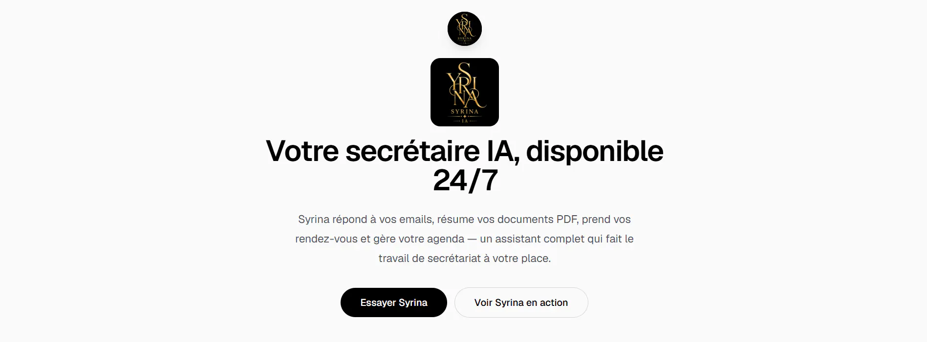 Syrina — Votre secrétaire IA gallery image
