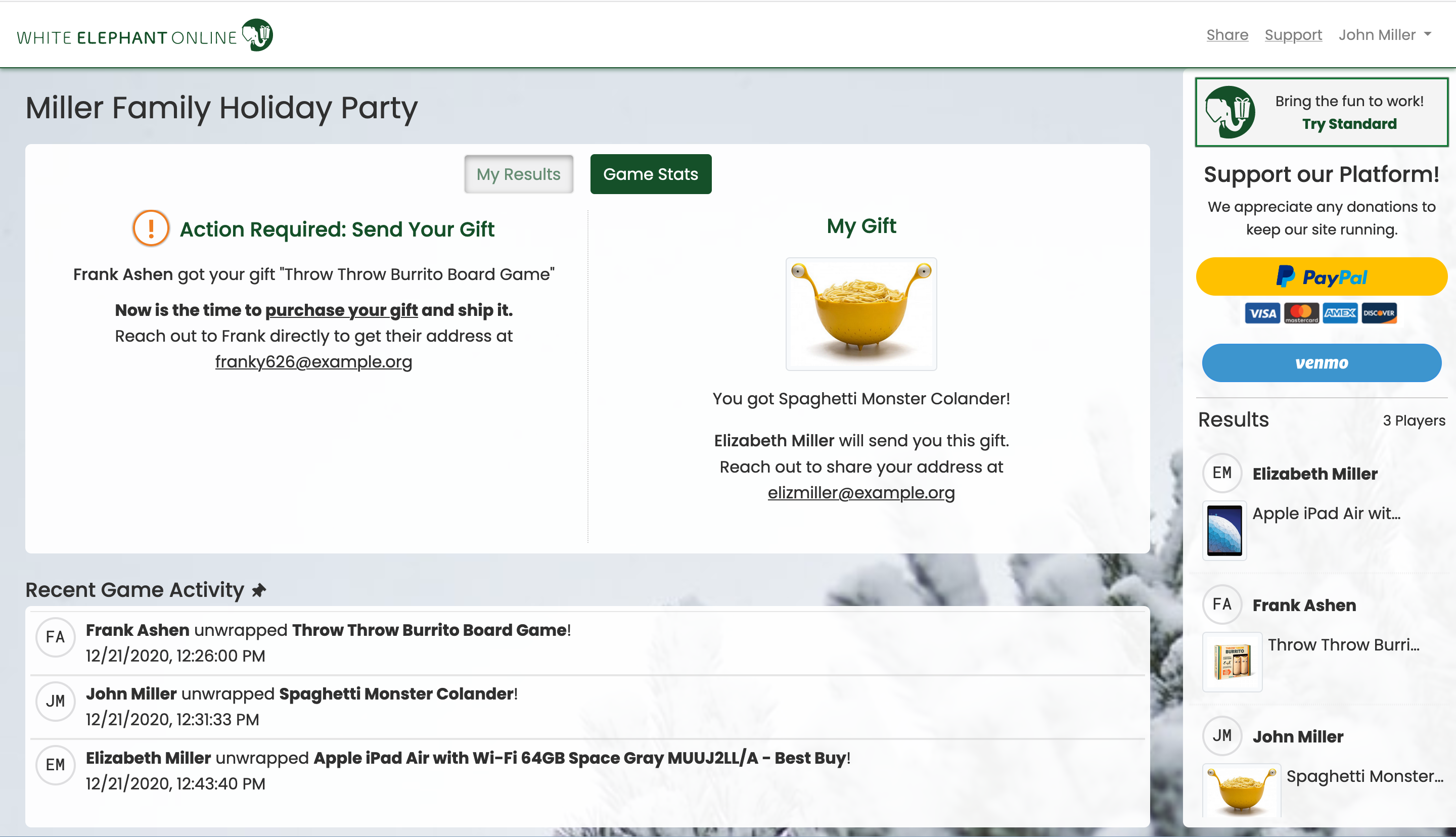 White Elephant Online gallery image