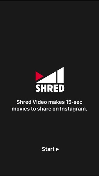 Shred Video for iOS Image