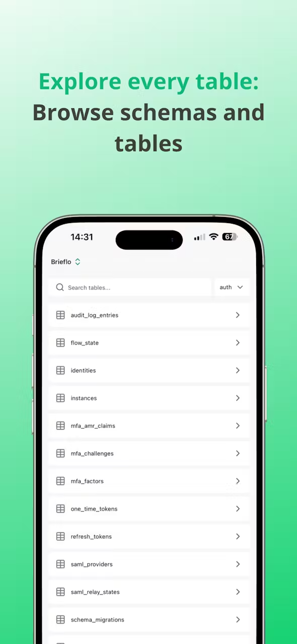 IOS और Android के लिए Supadex - अपनी जेब में Supabase डेटा मीडिया 3