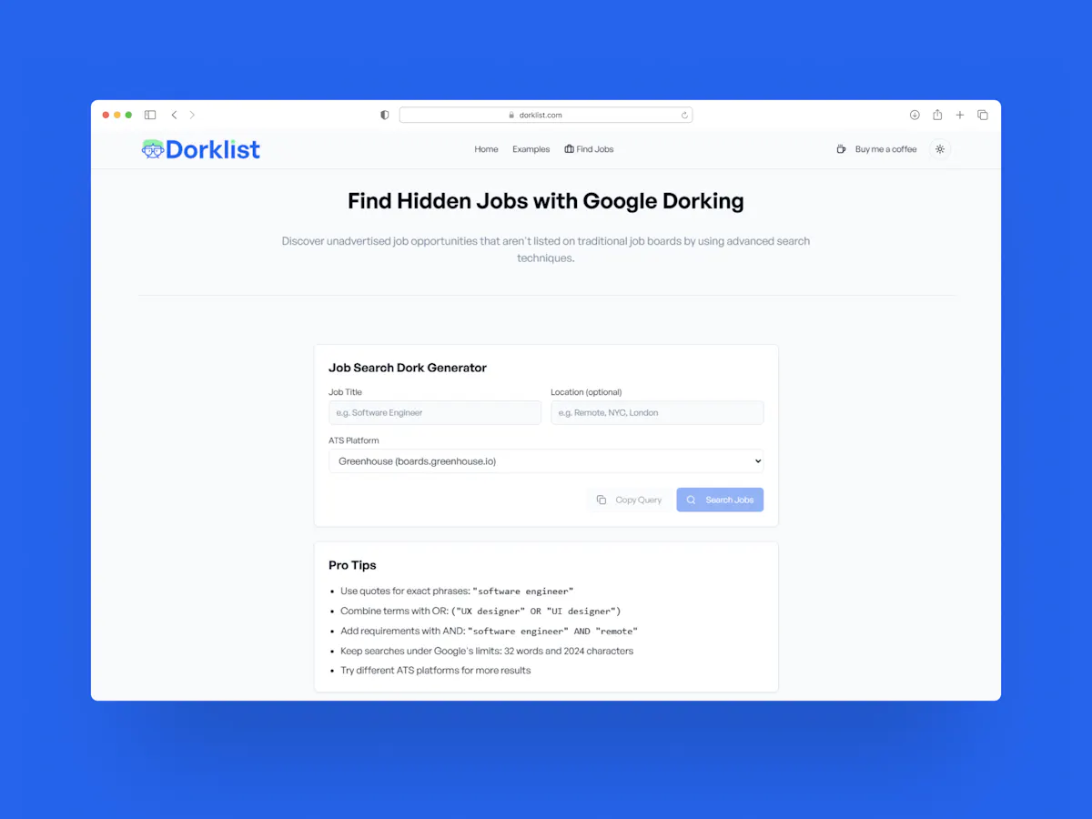 DorkList