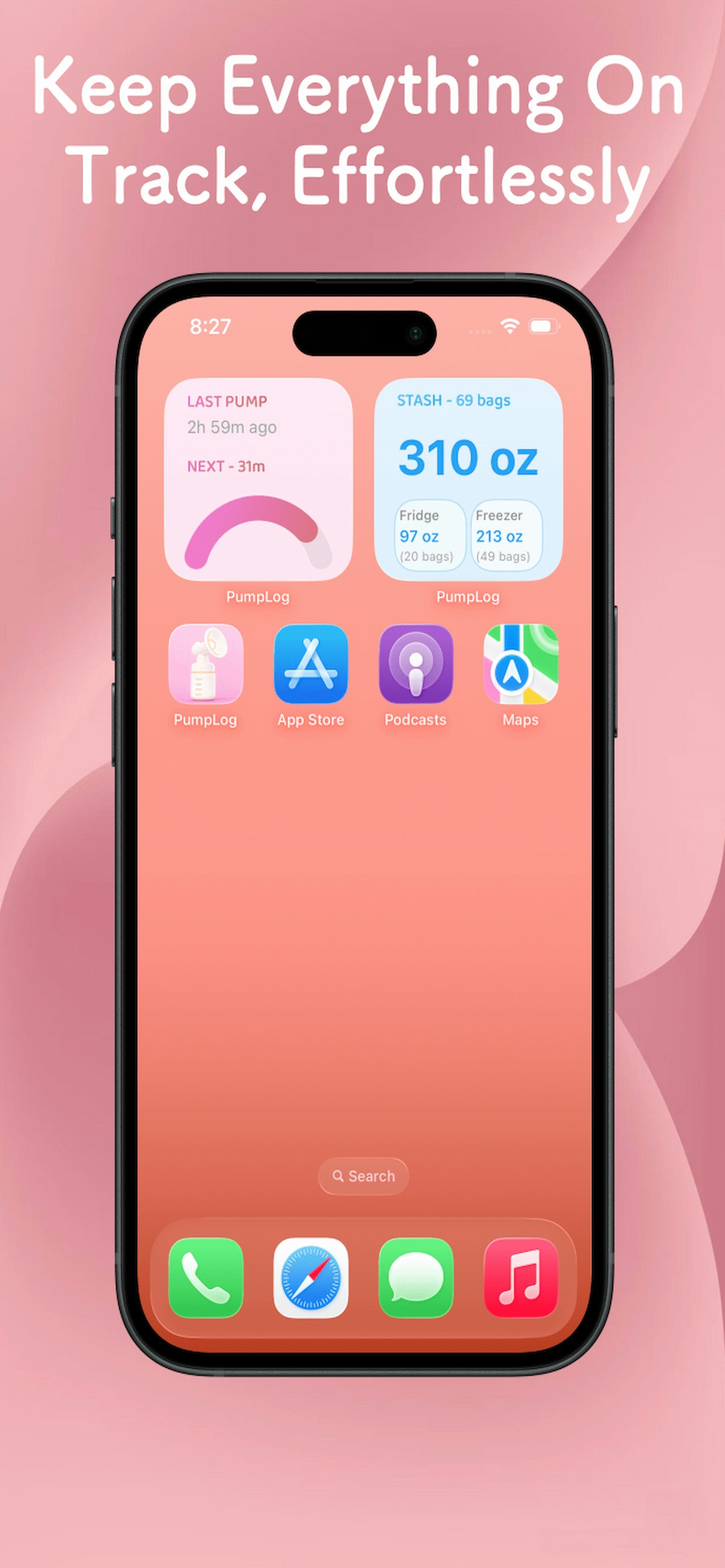 Easy Pump & Milk Stash Tracker gallery image