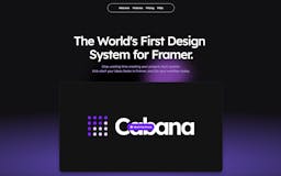 Cabana - Design System for Framer media 2
