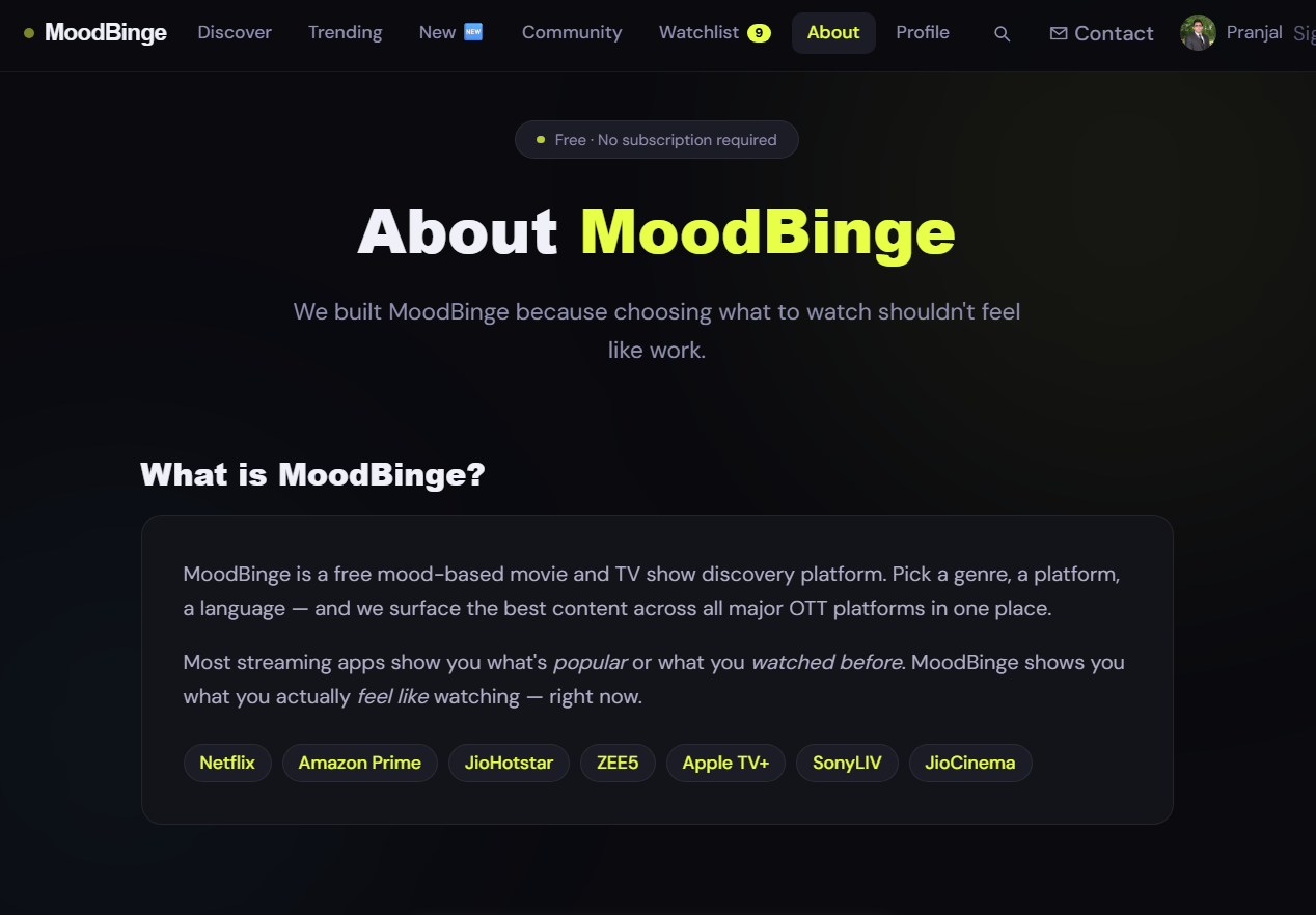 MoodBinge gallery image