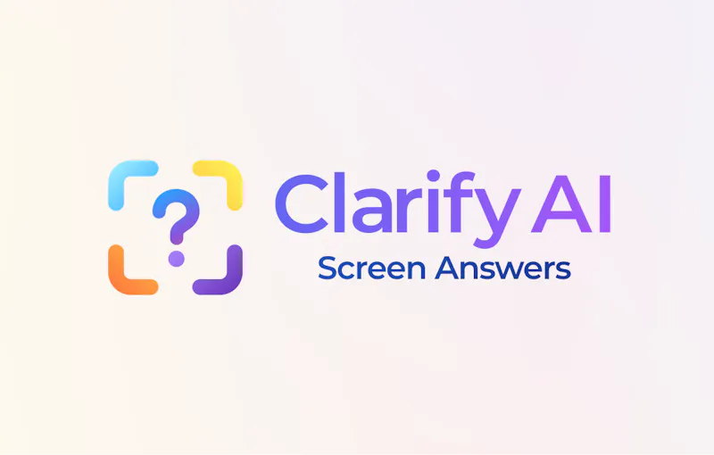 Clarify AI: Screen Answers screenshot 1