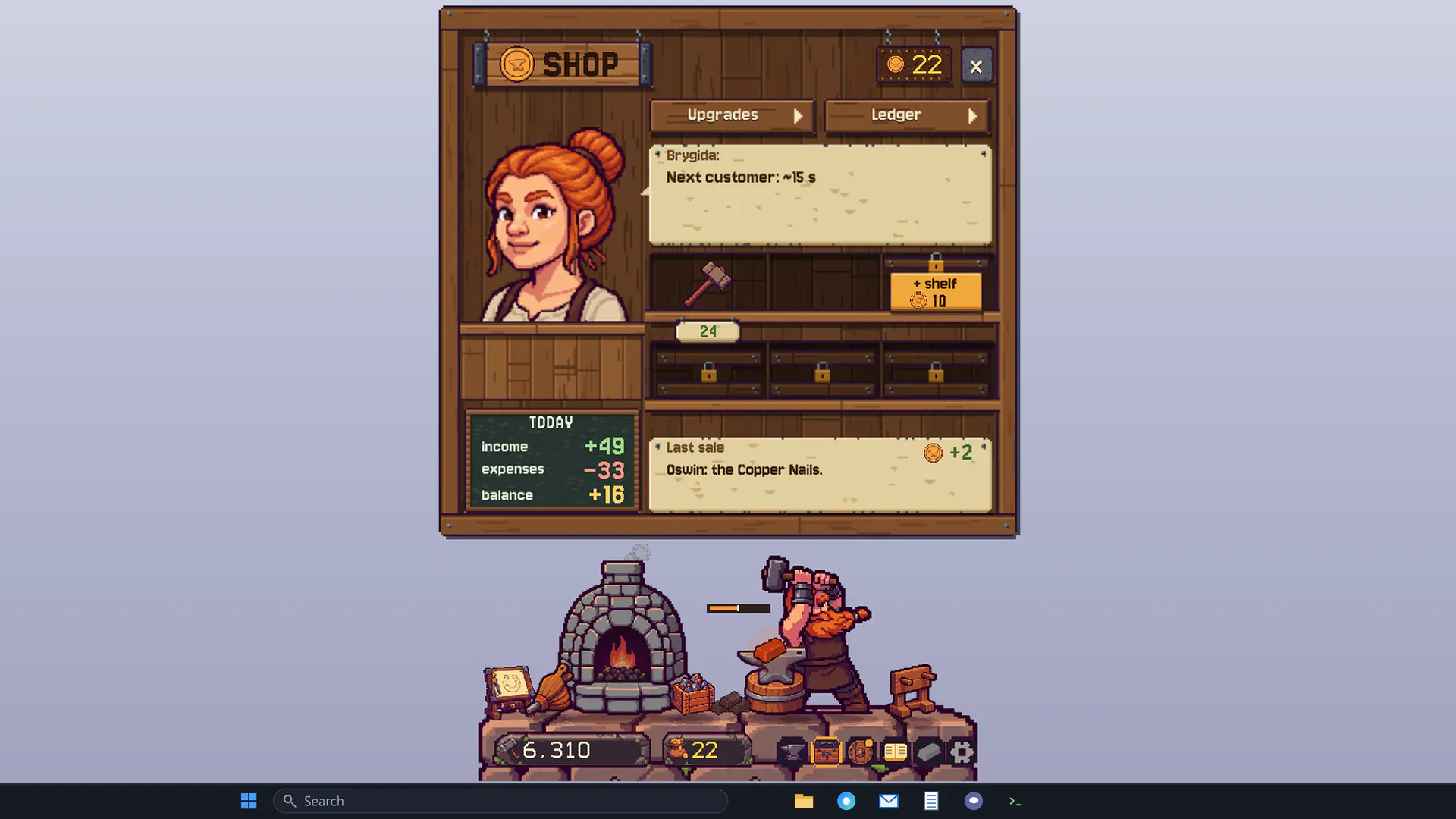 My Desktop Dwarf: Taskbar Forge Demo gallery image