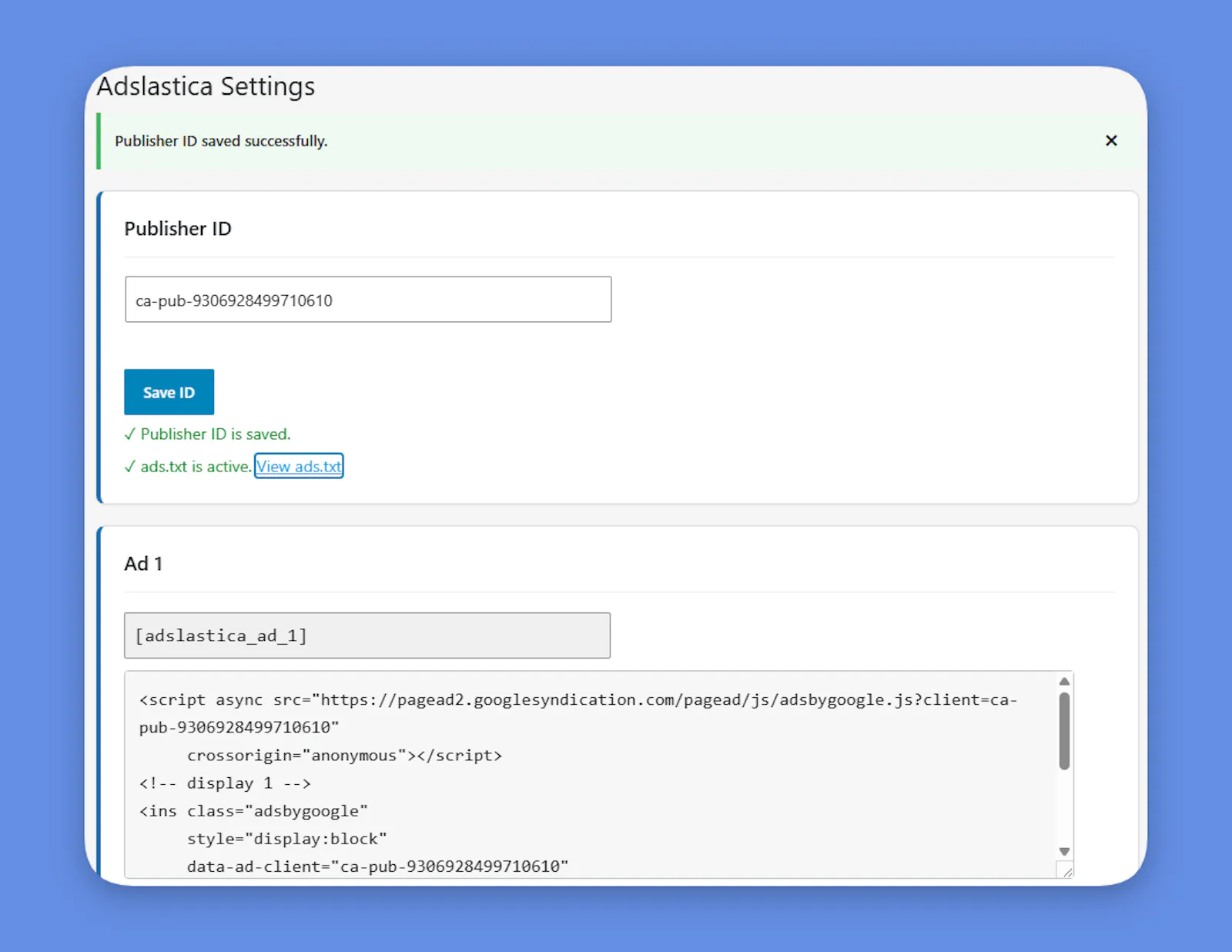 Adslastica screenshot 2