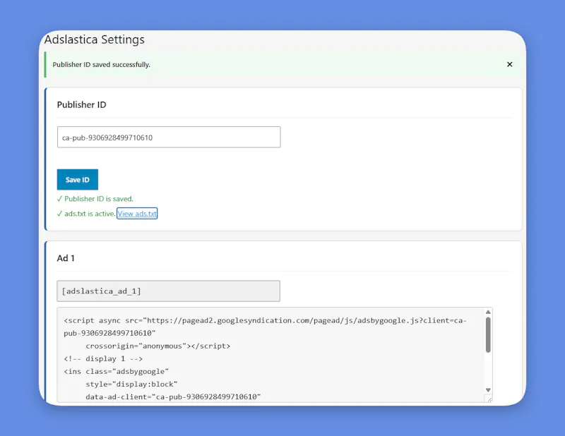 Adslastica screenshot 2