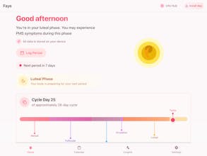 Faye - Free Privacy-first Period Tracker gallery image