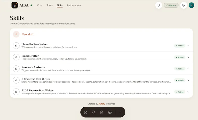 AIDA by Autafy screenshot 5