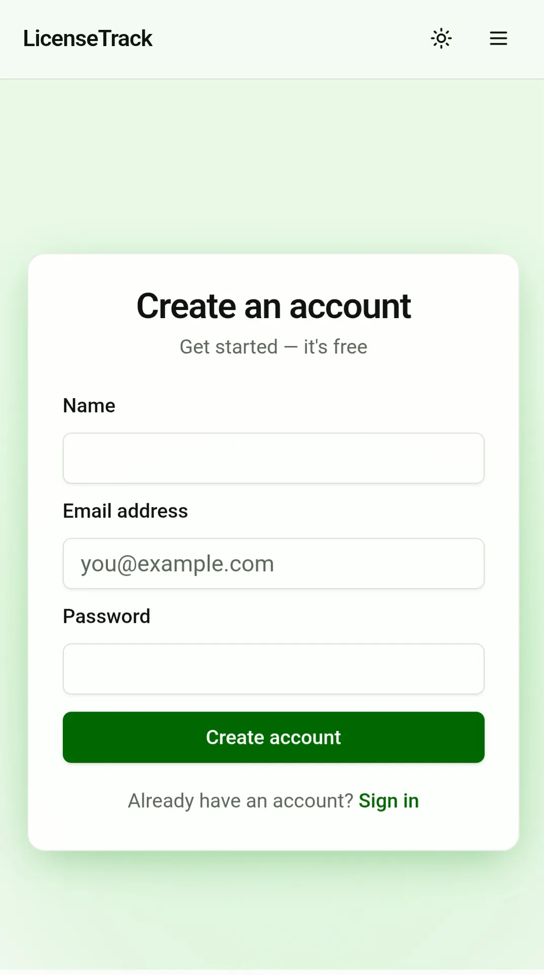 LicenseTrack 截图 3