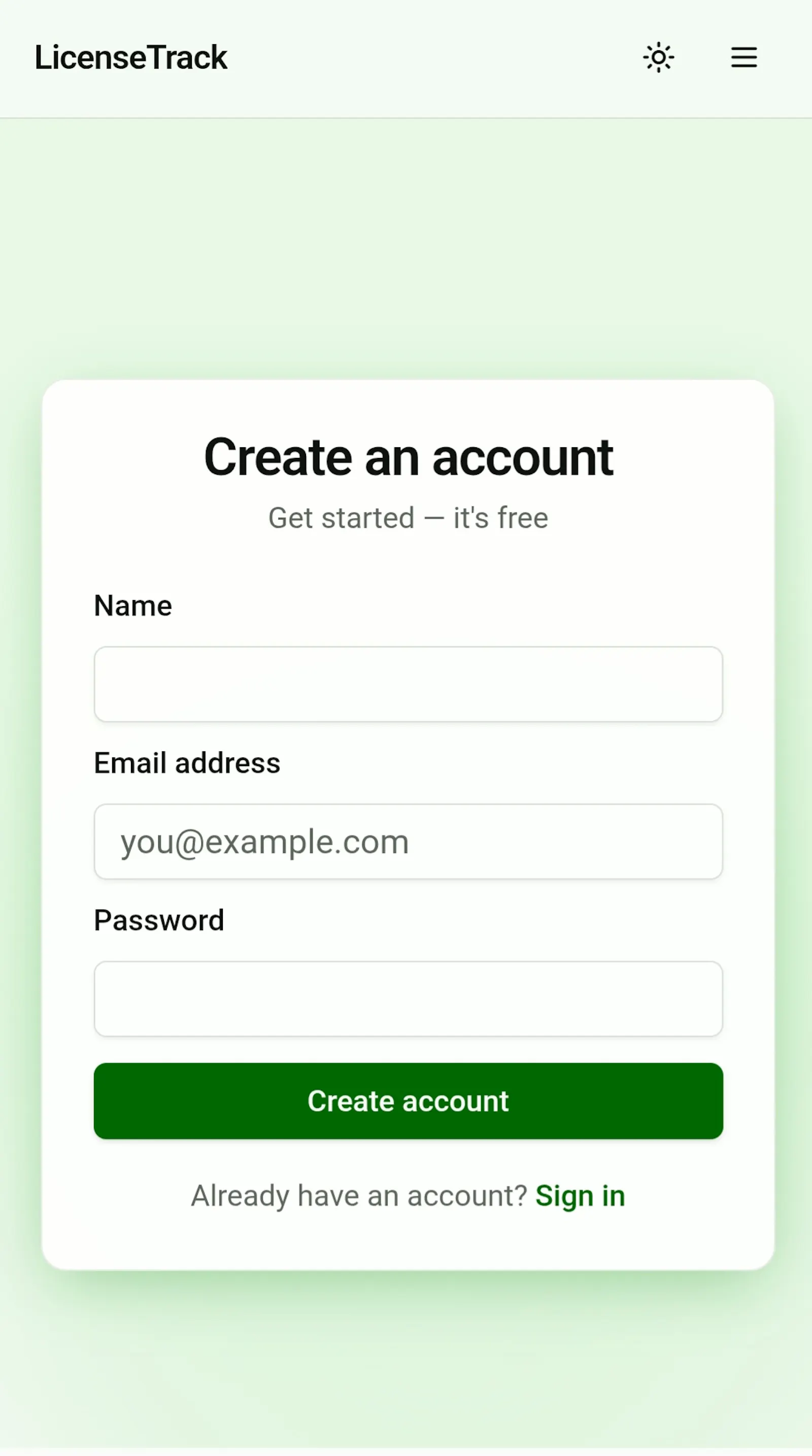 LicenseTrack screenshot 3