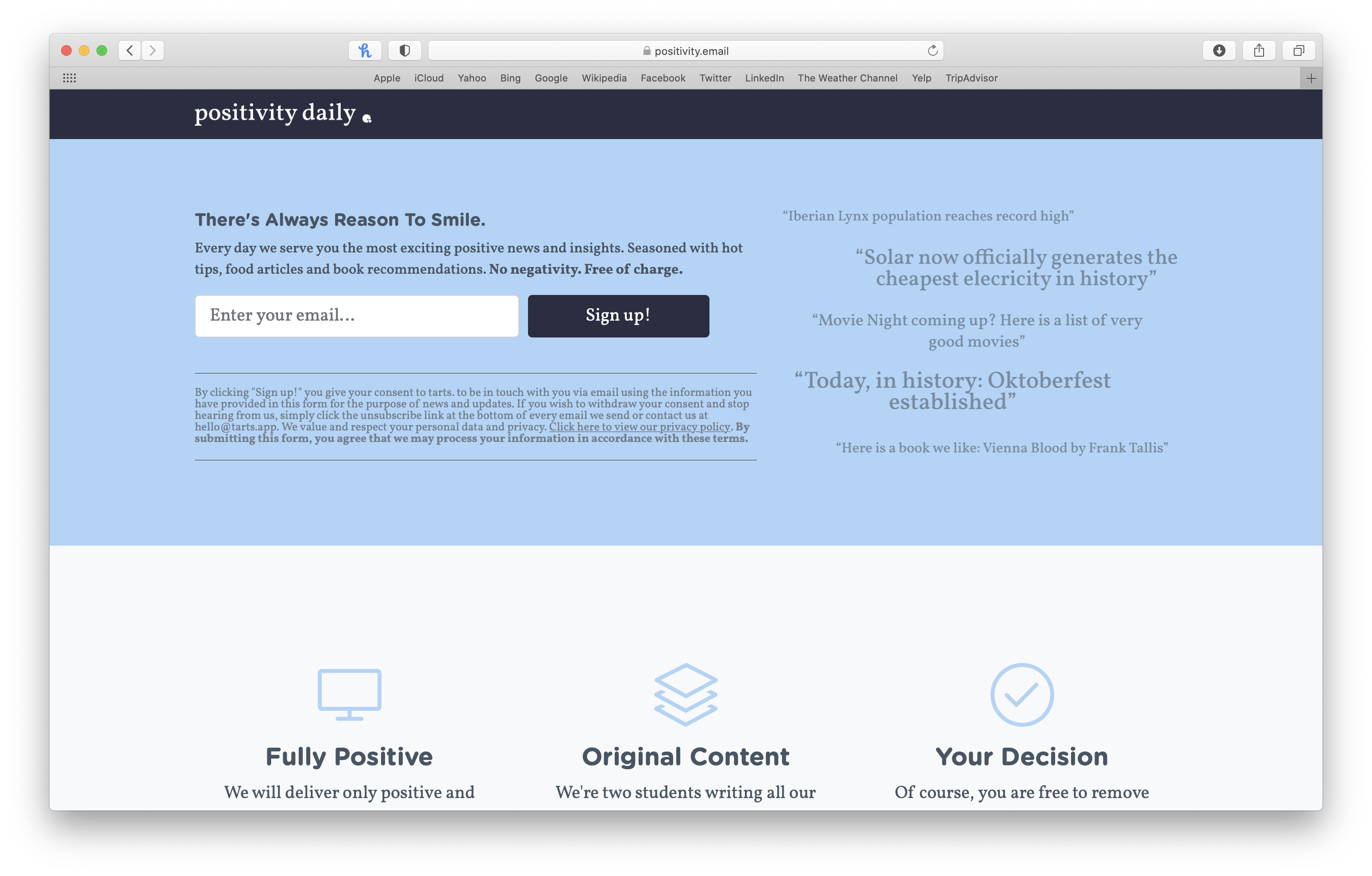 positivity daily. gallery image