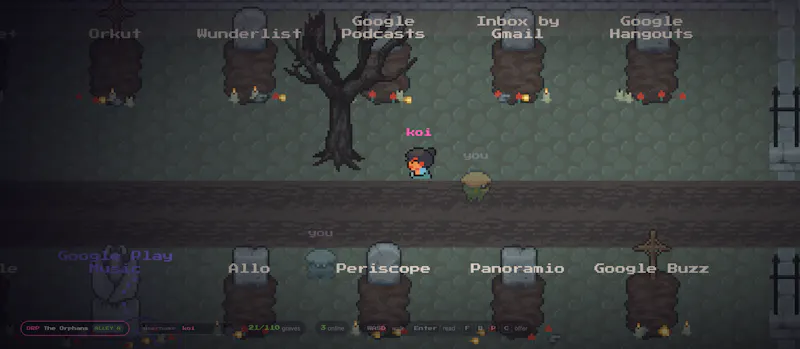 Internet Cemetery screenshot 2