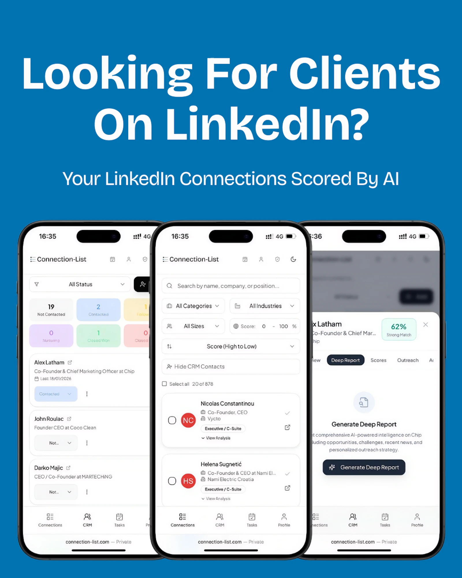 Score your LinkedIn connections screenshot 2