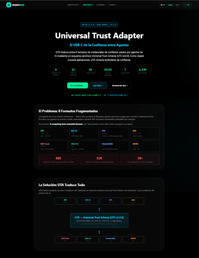UTA — Universal Trust Adapter screenshot 2