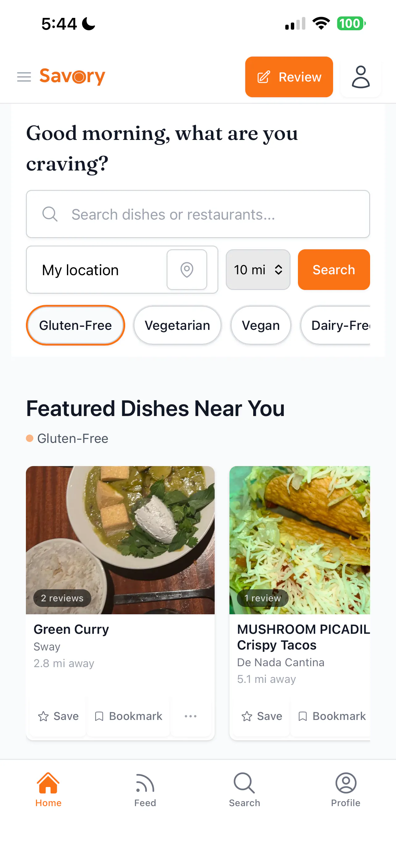 Savory: Rate the Plate 專案橫幅