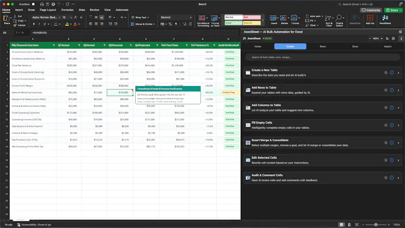 AxonSheet screenshot 1