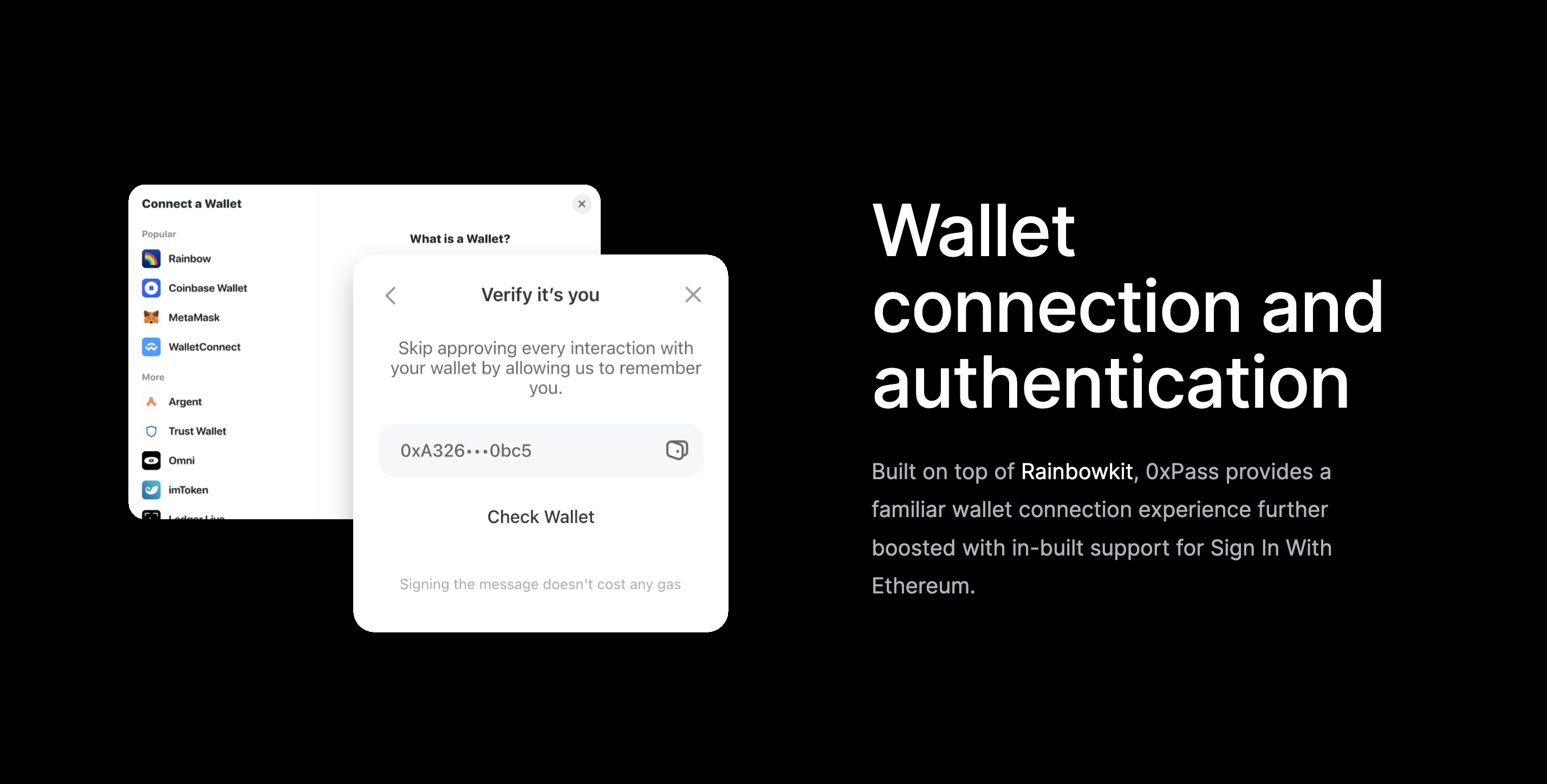 0xpass - 계정 추상화가있는 Web3 앱의 인증 및 로그인 미디어 2