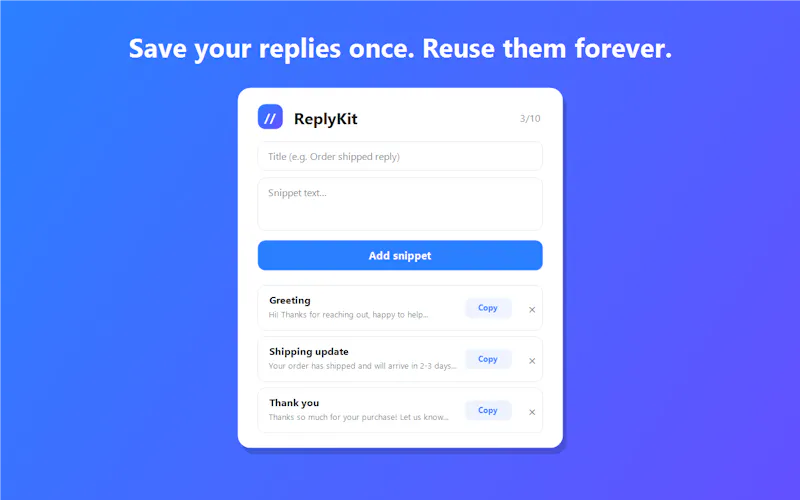  ReplyKit screenshot 2