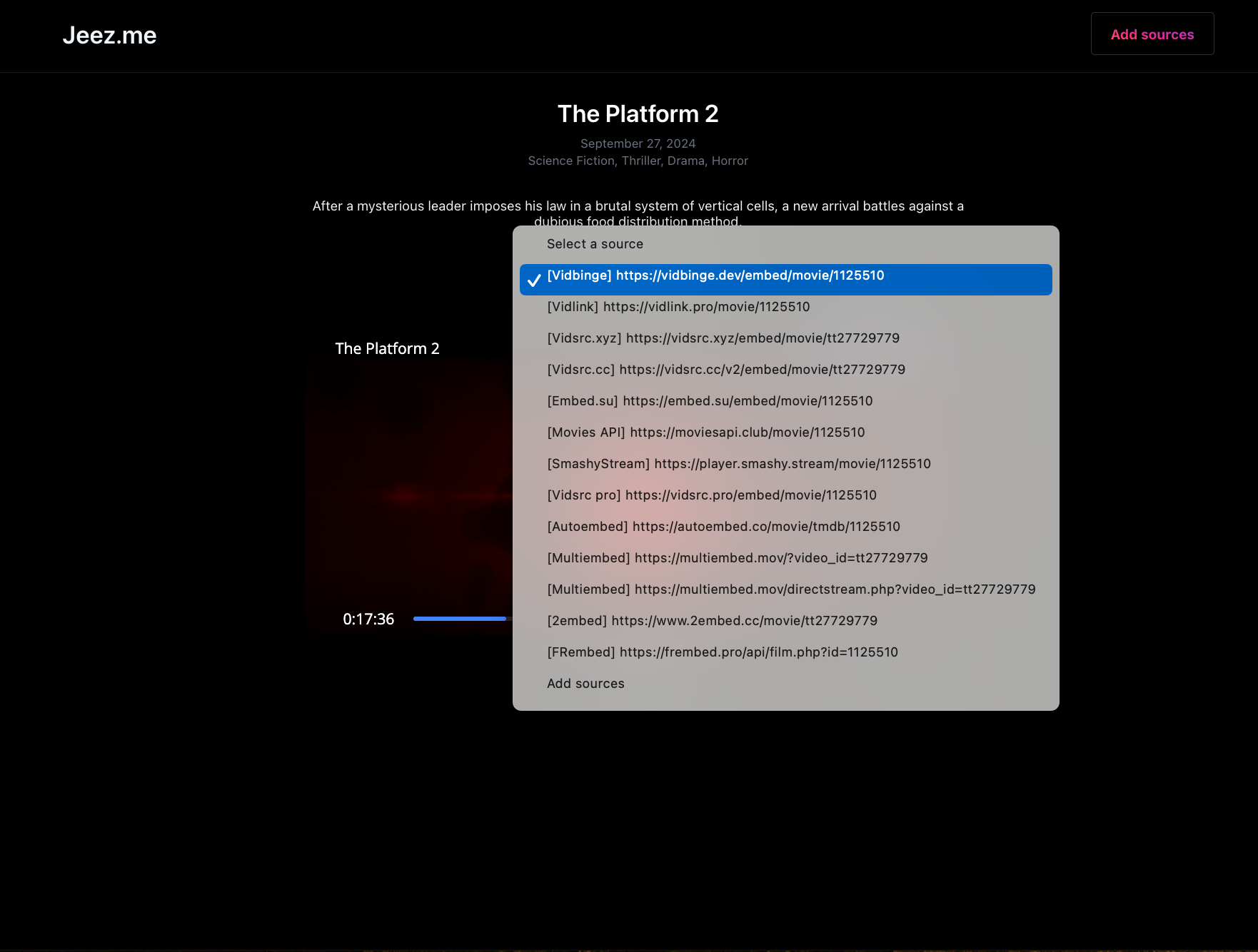 Jeez.me - Maak je eigen streamingplatform media 4