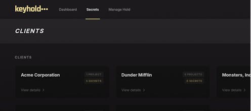 keyhold.io gallery image