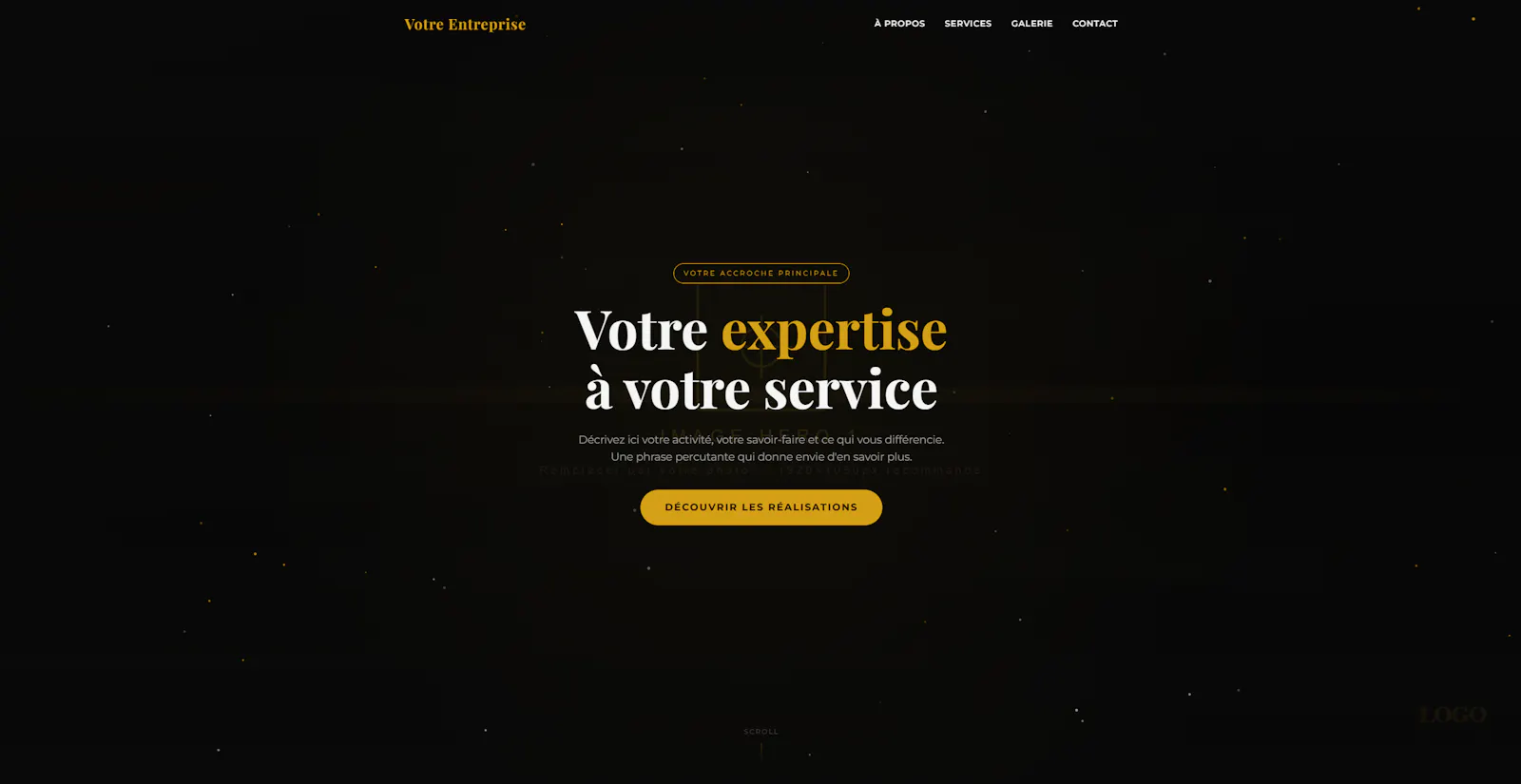 Craftsman Website Template screenshot 1