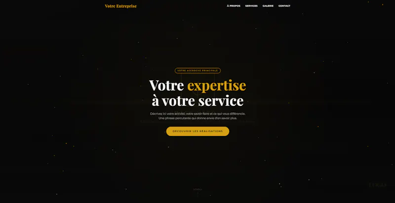 Craftsman Website Template screenshot 1
