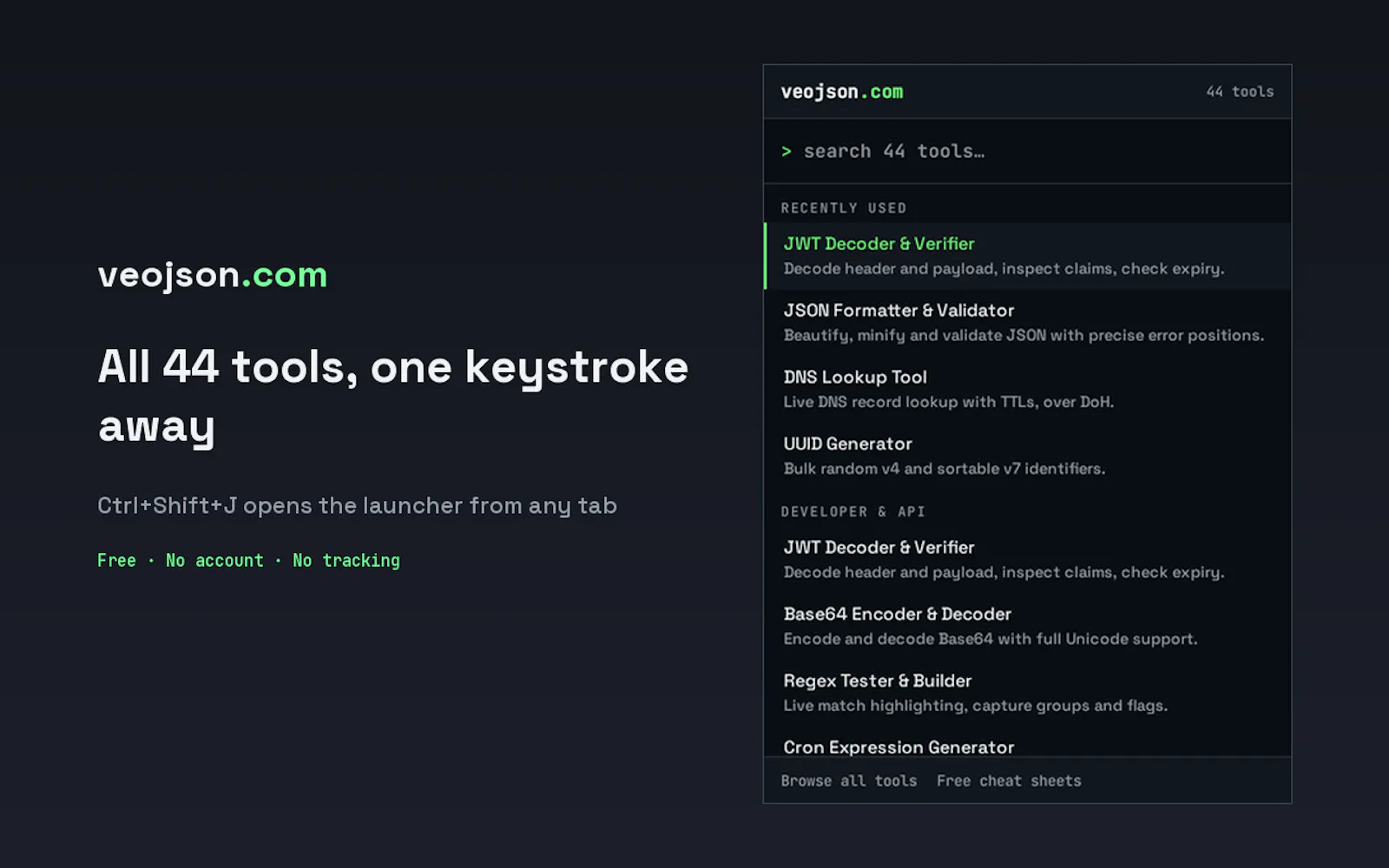 VeoJSON – 44+  Developer Micro-Tools screenshot 2