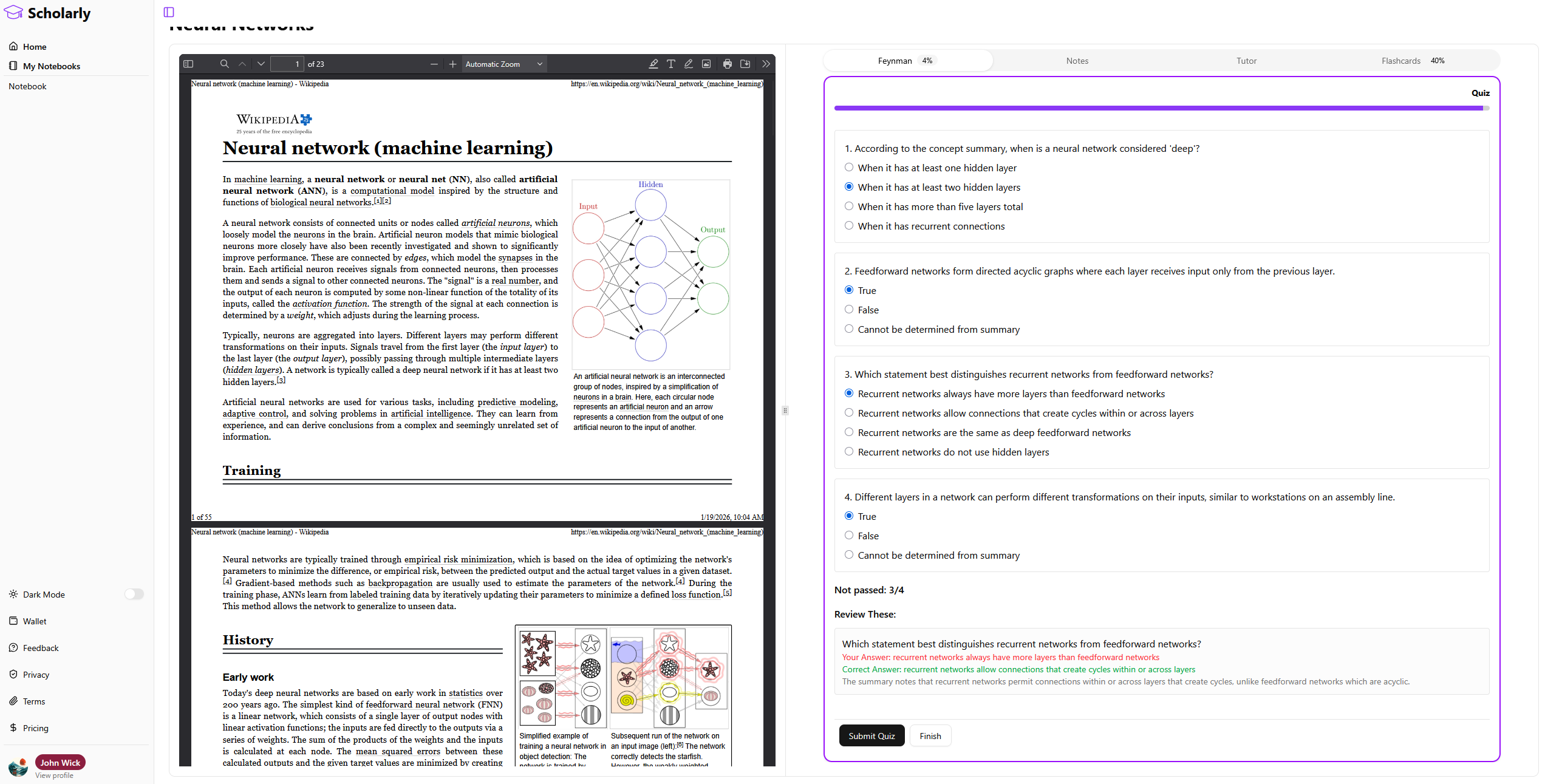 Scholarly - Screenshot 4 showing product features and functionality