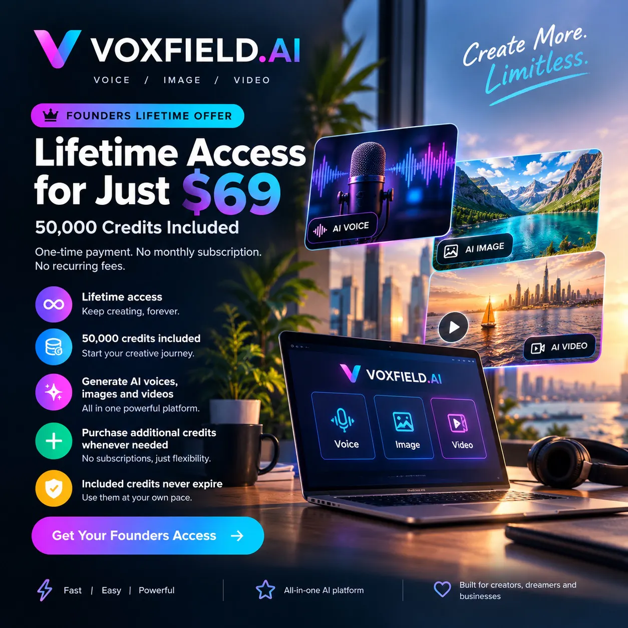 VOXFIELD.AI Credit Packages gallery image