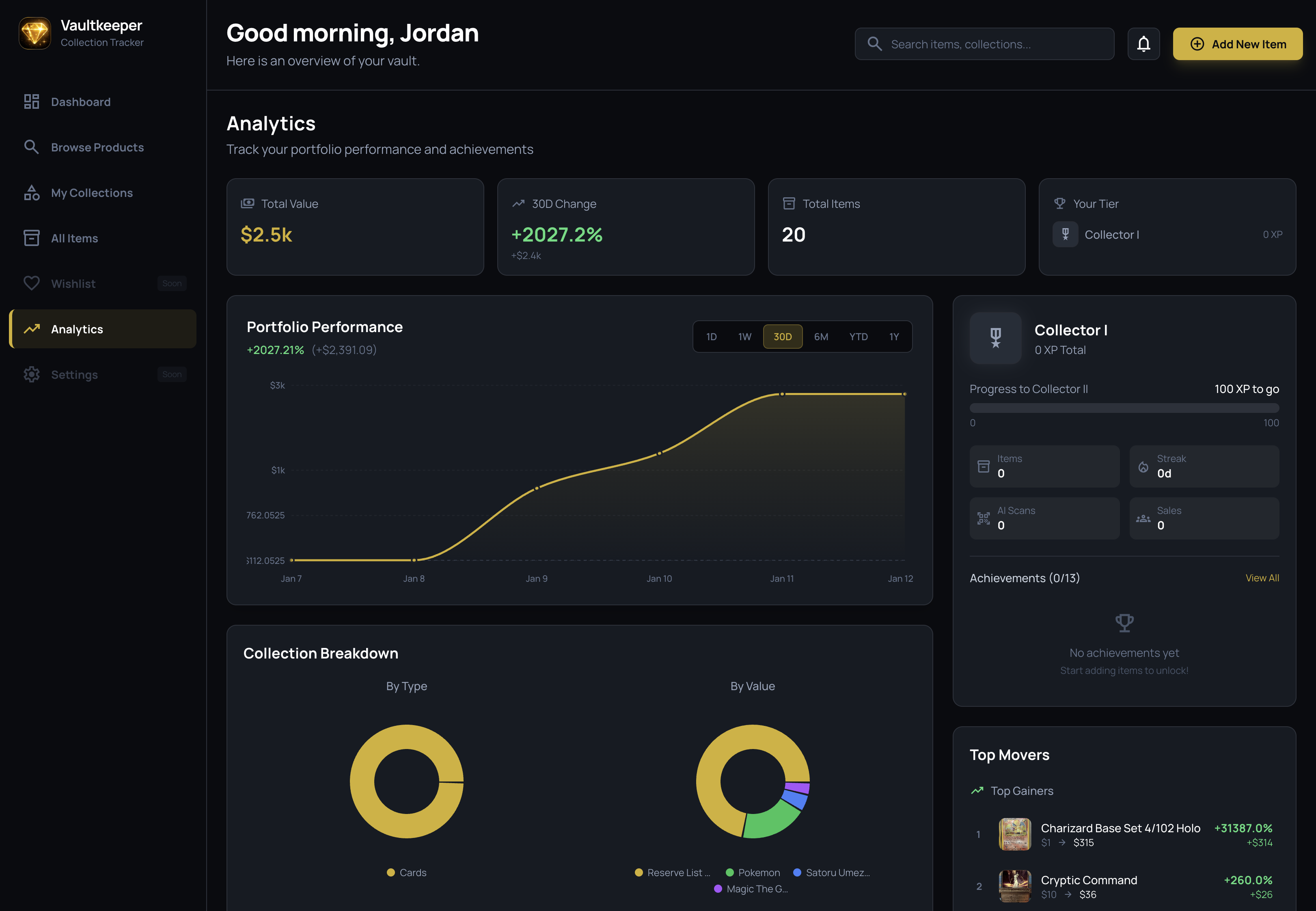 Vaultkeeper - Screenshot 2 showing product features and functionality