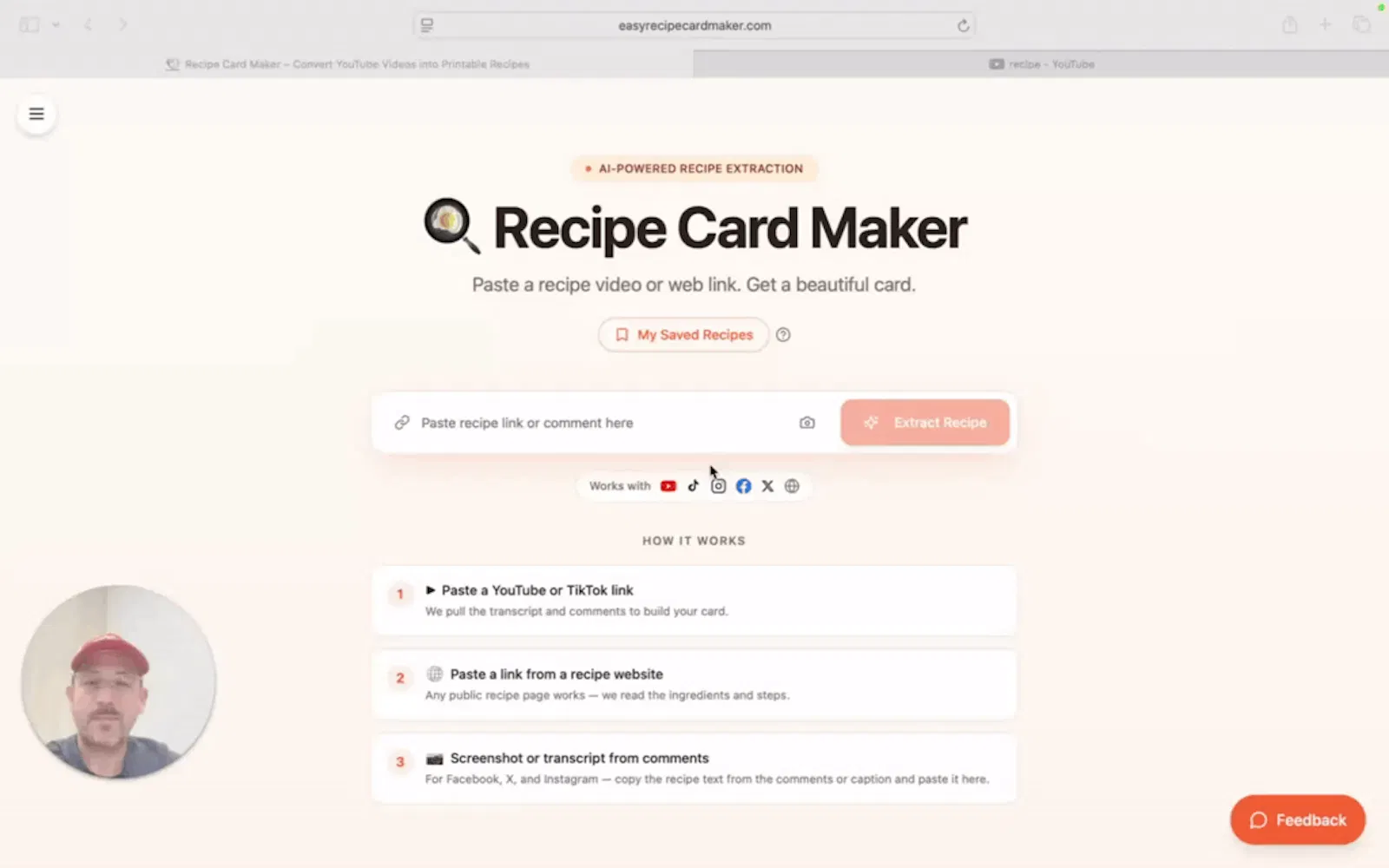 Easy Recipe Card Maker screenshot 1 (video preview)