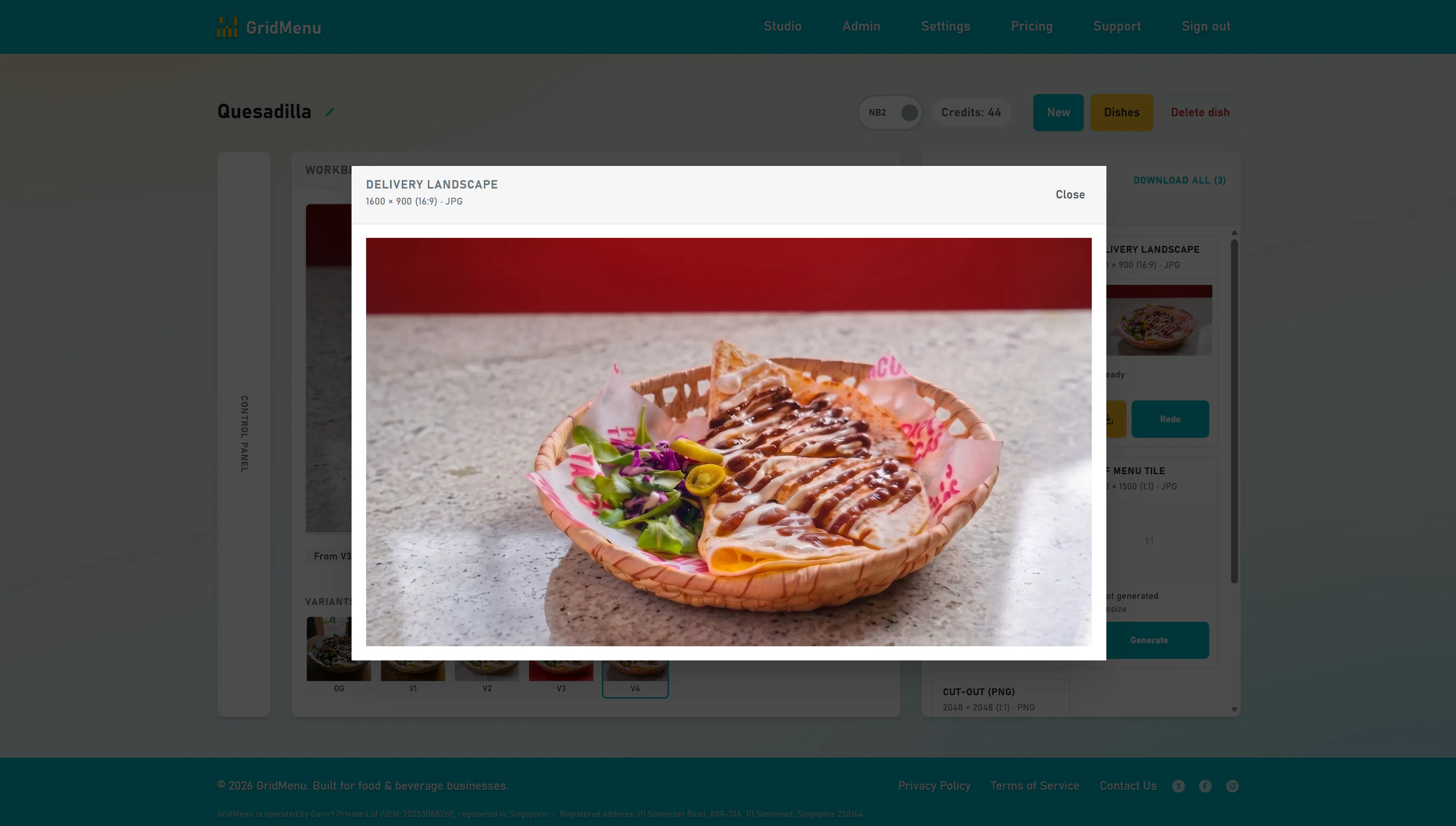 GridMenu gallery image