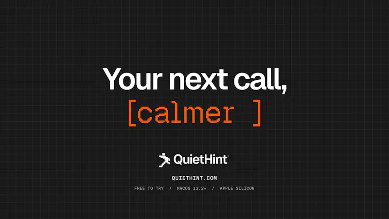 QuietHint® screenshot 1 (video preview)