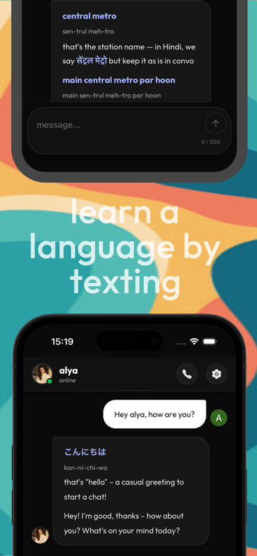 alya: your AI language buddy gallery image