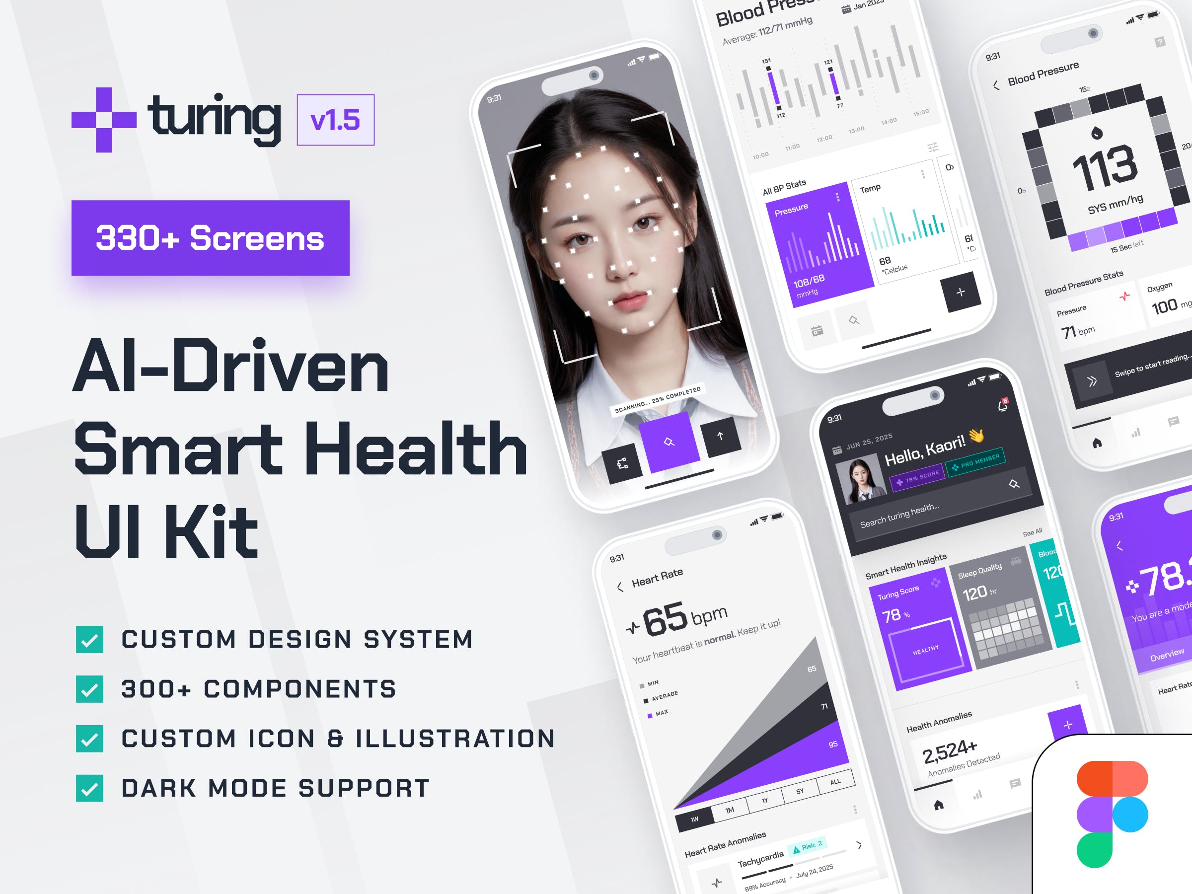 turing UI Kit: AI Smart Healthcare App media 1