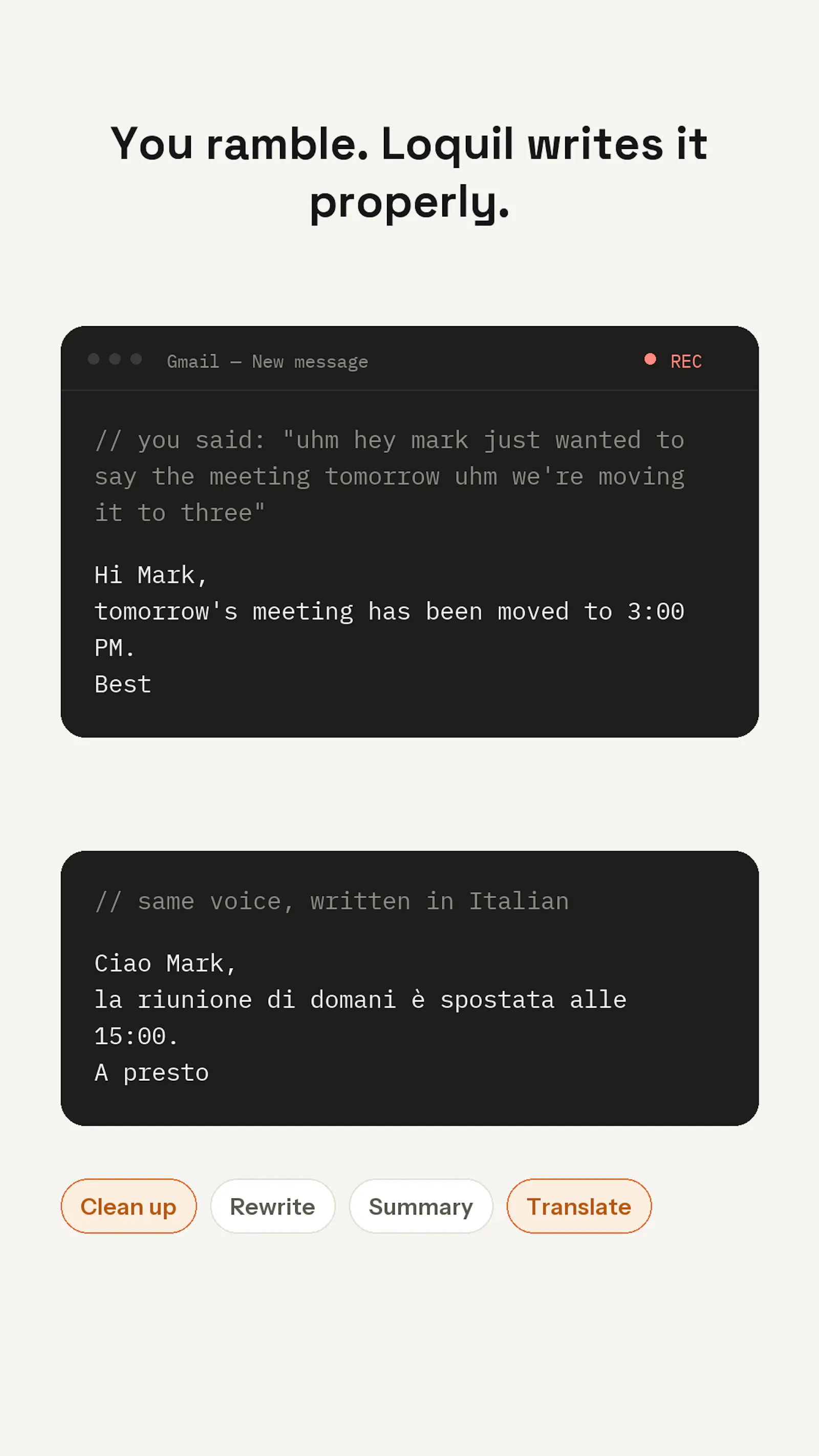 Loquil screenshot 3