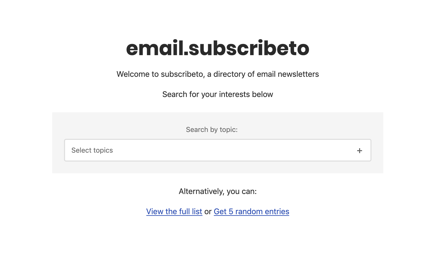 email.subscribeto gallery image