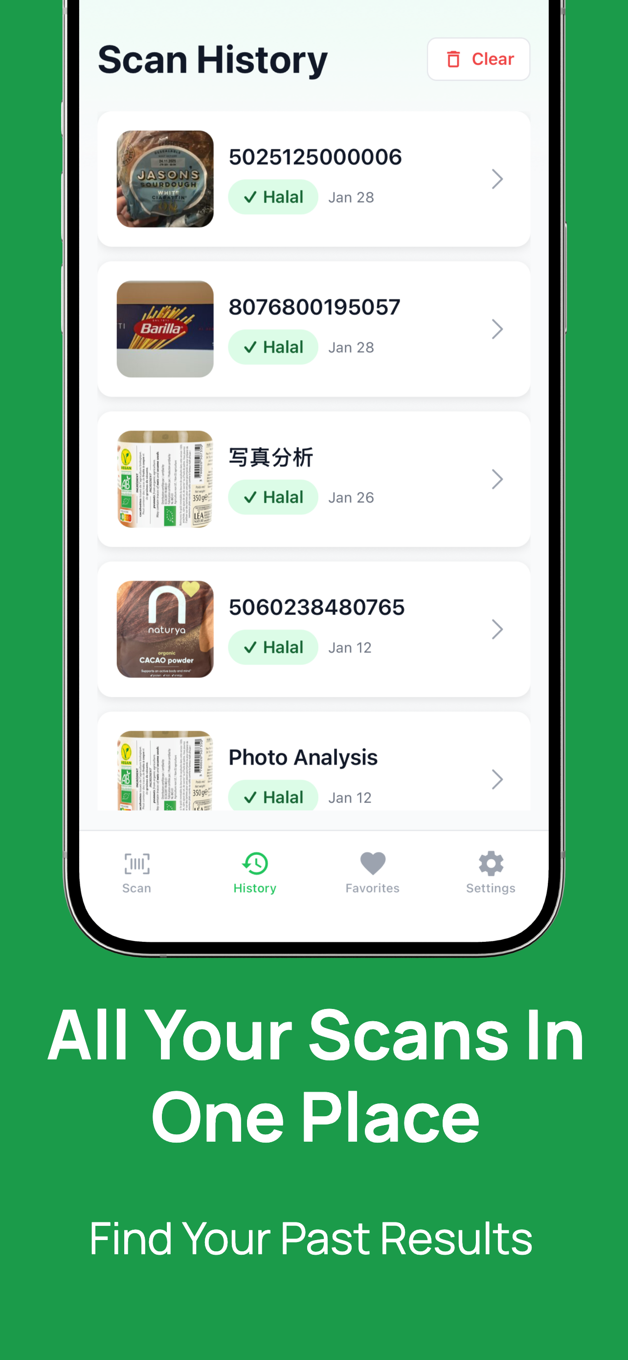 Halal Food AI Scanner - Screenshot 4 showing product features and functionality