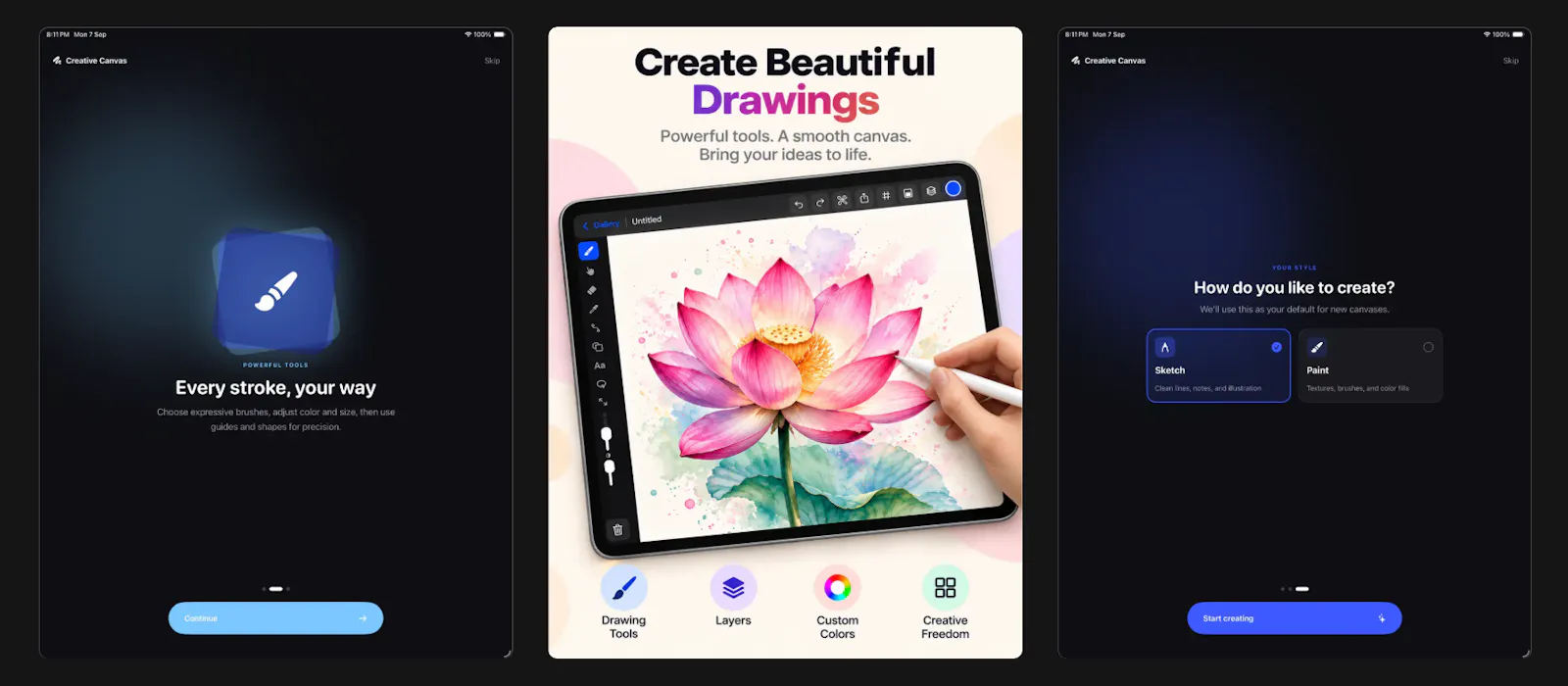 Creative Canvas: Draw & Paint screenshot 1