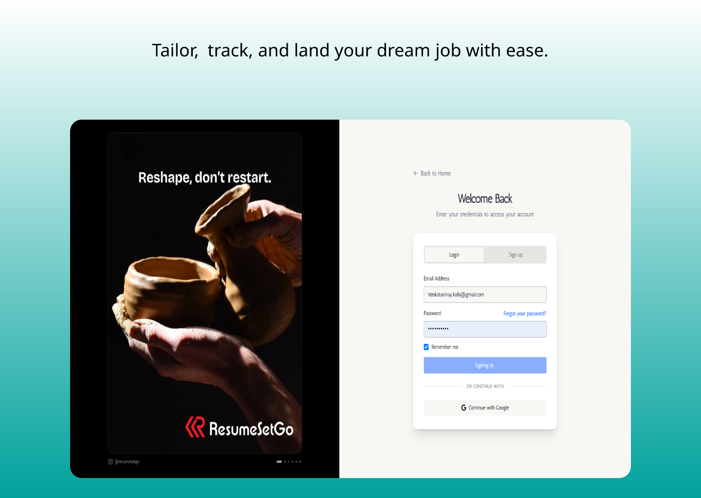 ResumeSetGo gallery image