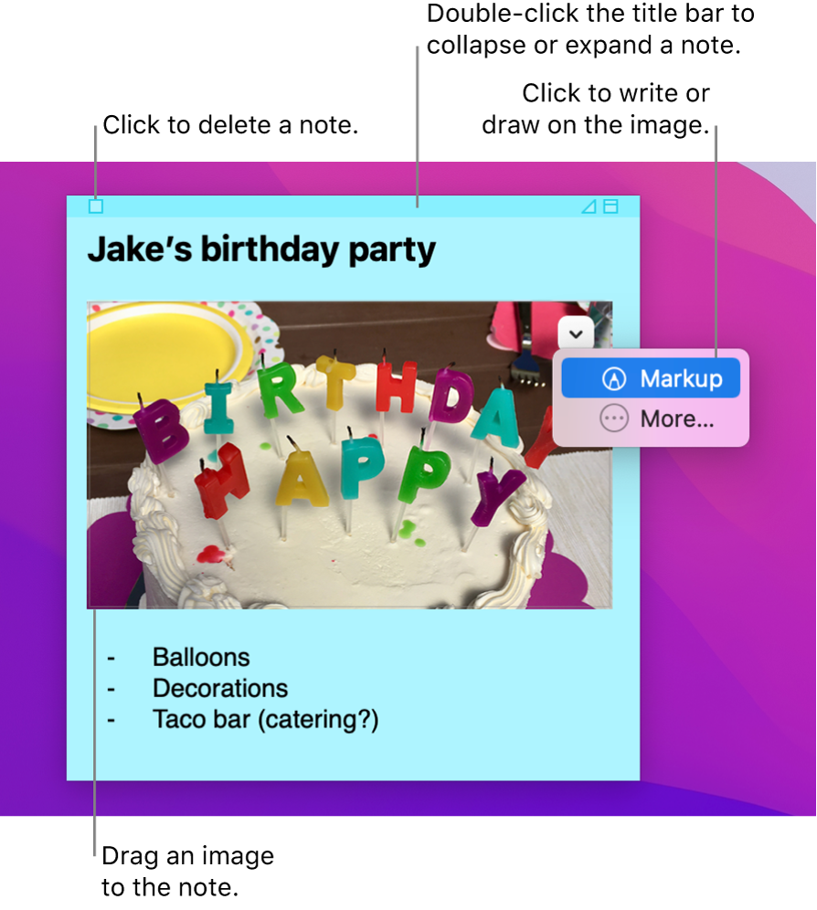 Stickies User Guide gallery image