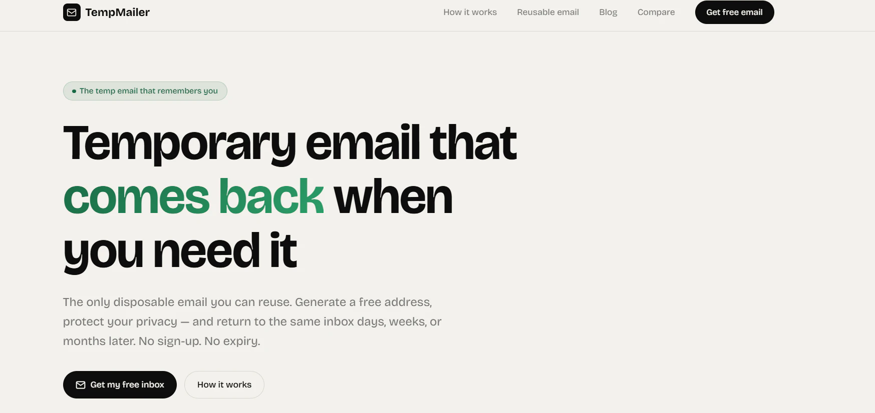 Free, No Sign-Up, No Expiry 대표 미리보기